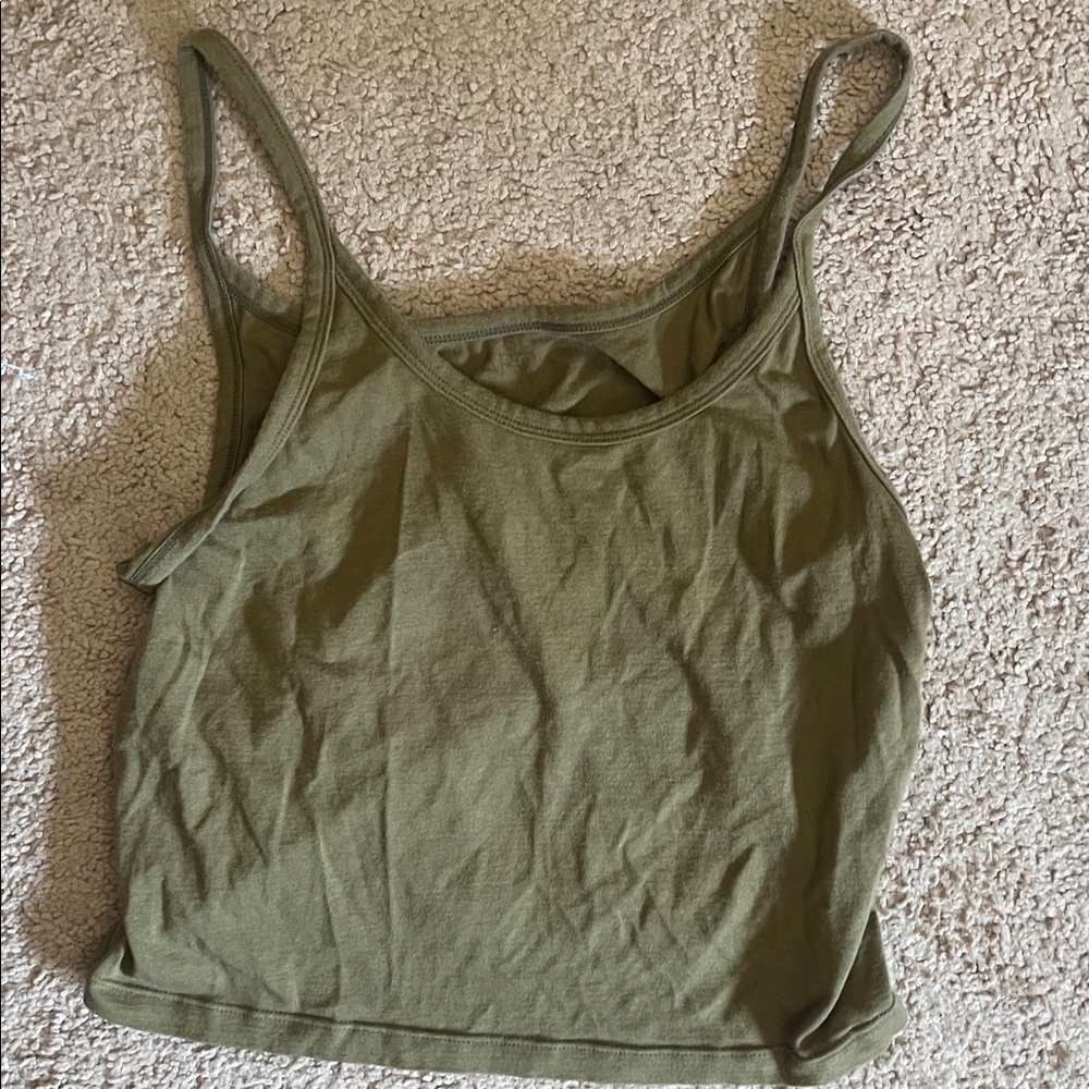 ARQ Crop in Olive - L